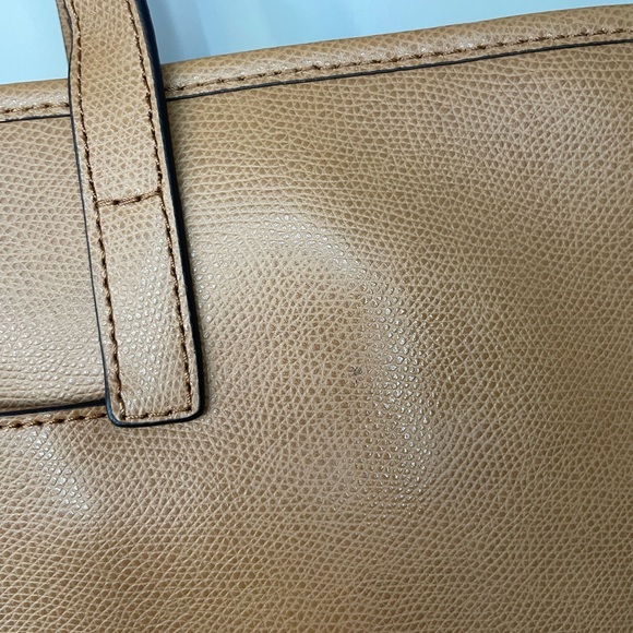 Michael Kors brown leather tote shoulder bag large - Picture 8 of 16